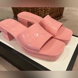 Pink Gucci heels